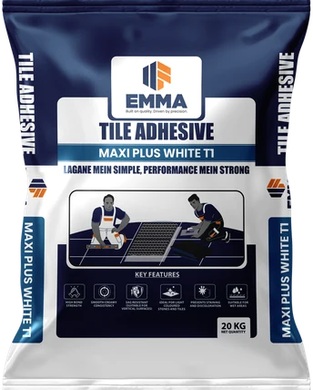 EMMA Tile Adhesive — Maxi Plus White T1 20 kg bag