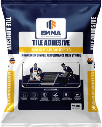 EMMA Tile Adhesive — Maxi Plus White T3 20 kg bag