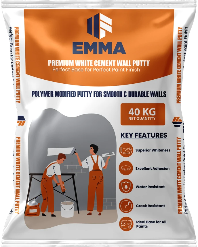 EMMA Premium White Cement Wall Putty